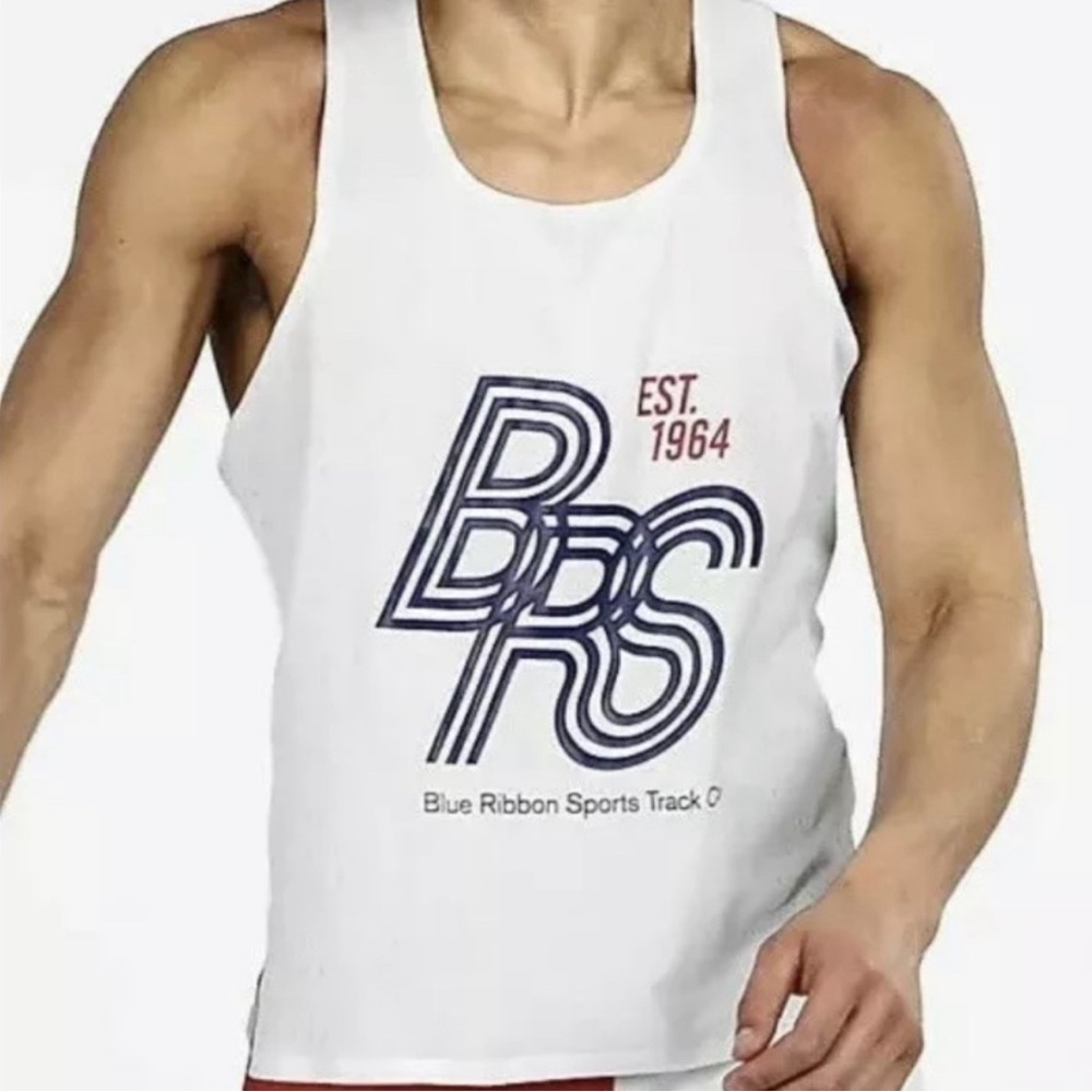 Nike Aeroswift Blue Ribbon Sports BRS Running Tank Singilet Top CJ4478 100 S